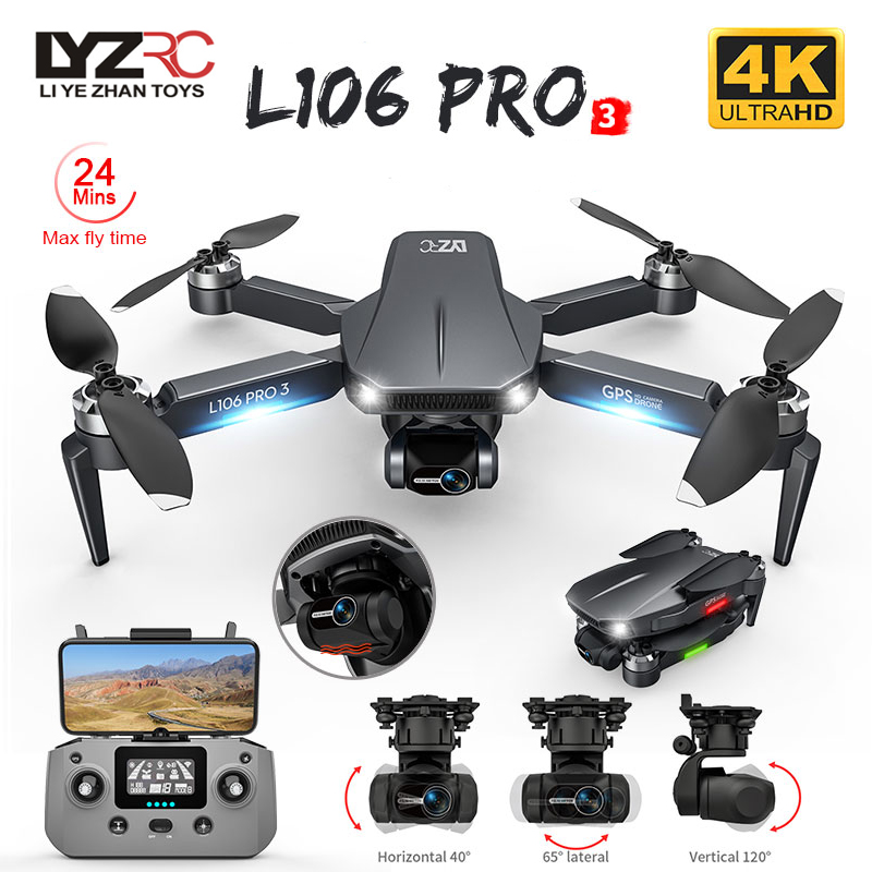 Drone Gimbal 2 Axis - L106 Pro 3 Drohne 5G WIFI