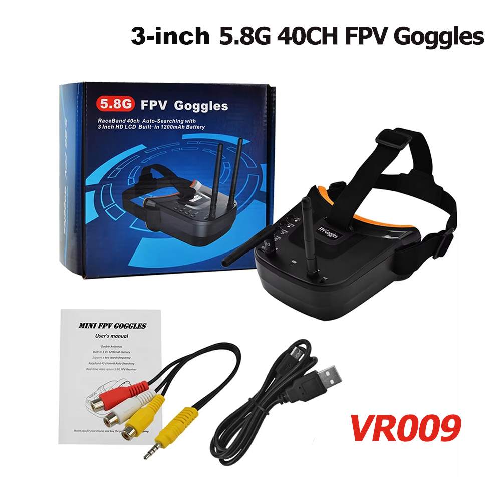 Drone Gimbal Controller - VR009 FPV-Videobrille, 3 Zoll, 480 x